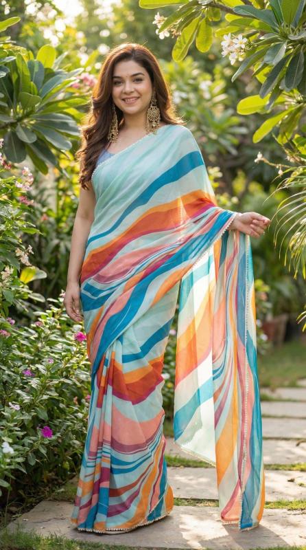 Svara digital print saree wholesalers online